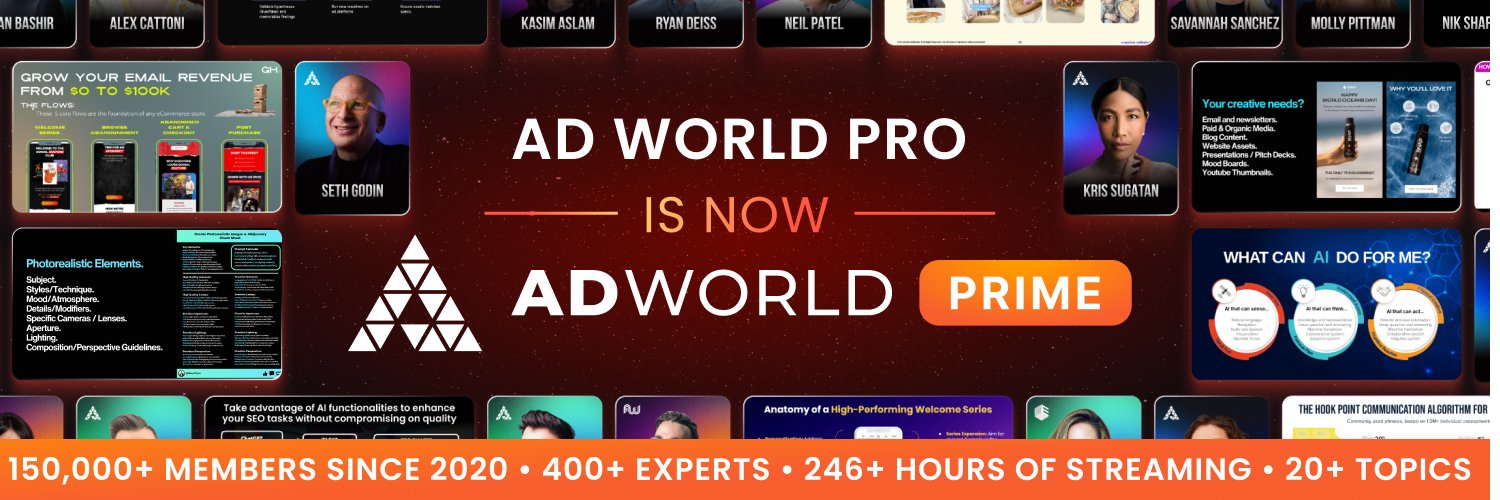 Ad World Prime banner