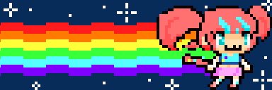 neon katt banner