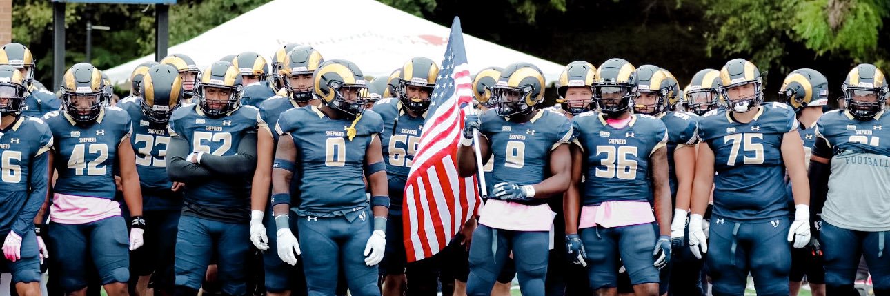 Shepherd Football's banner