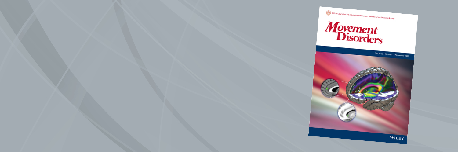 Movement Disorders Journal banner