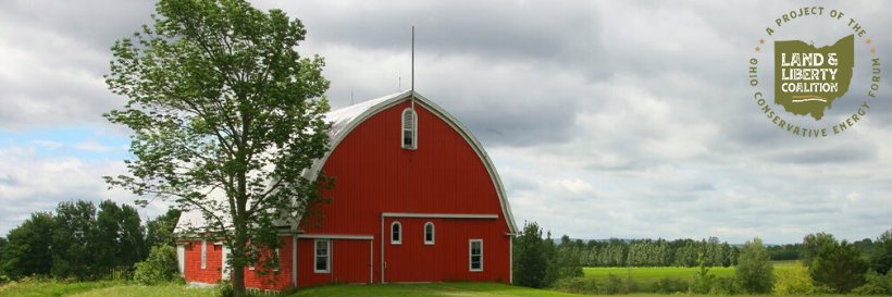 Ohio Land and Liberty Coalition's banner