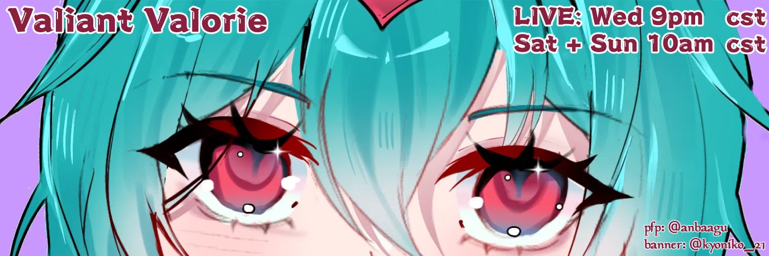 Valiant Valorie ⚔️ Knight Vtuber banner