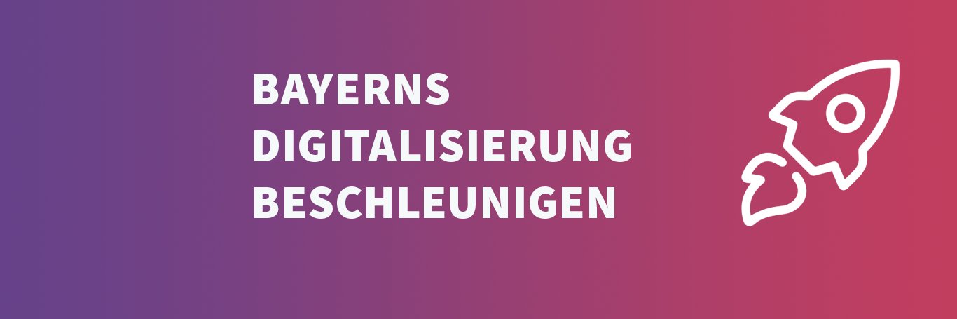 Bayerisches Digitalministerium banner