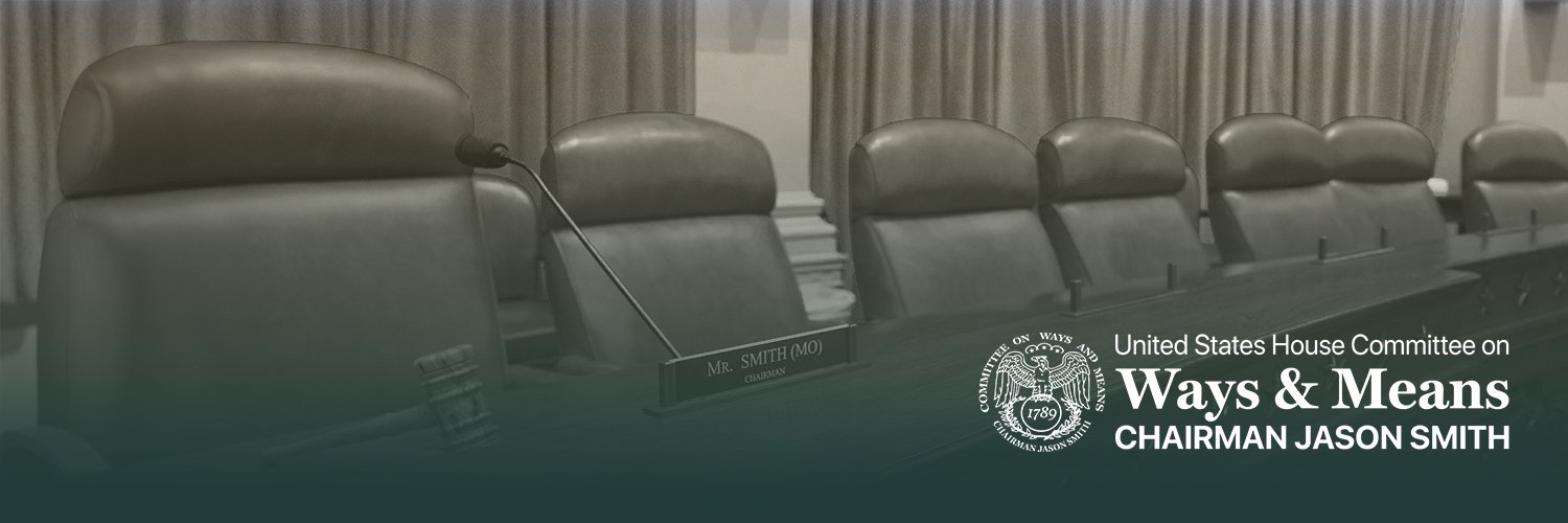 Ways and Means Committee's banner
