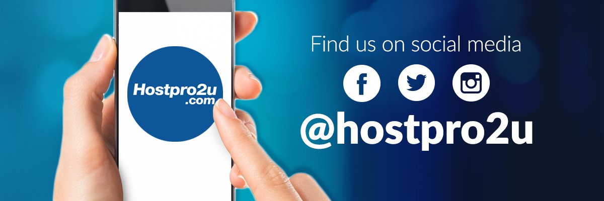 hostpro2u's profile banner image