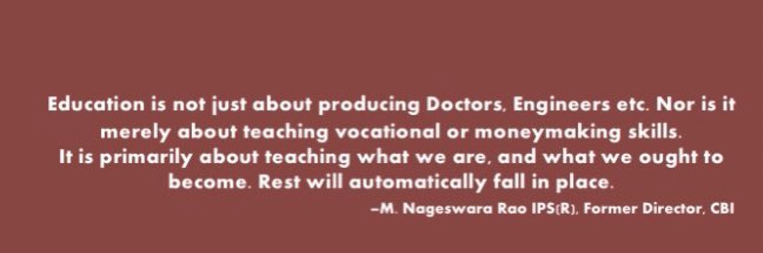 M. Nageswara Rao IPS (Retired)'s banner