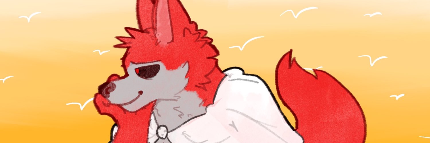 The Strawberrry Red Wolf's banner
