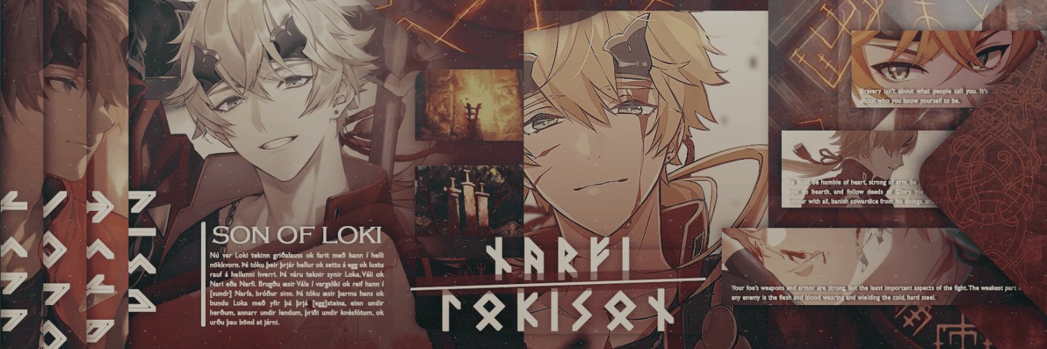 Narfi Lokison ❄️ banner