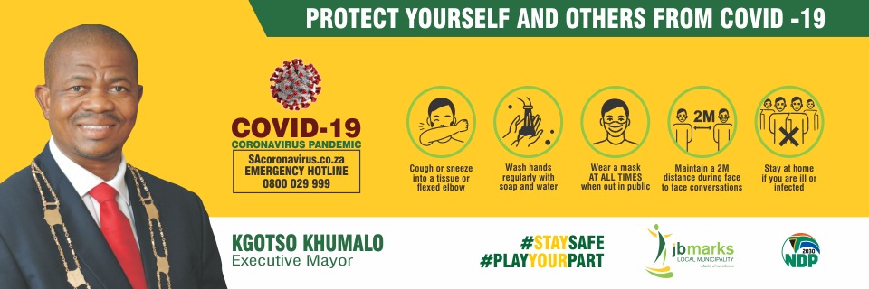 JB Marks Local Municipality banner