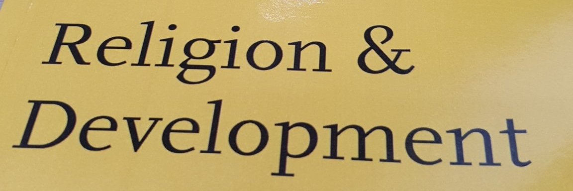 Journal Religion and Development banner