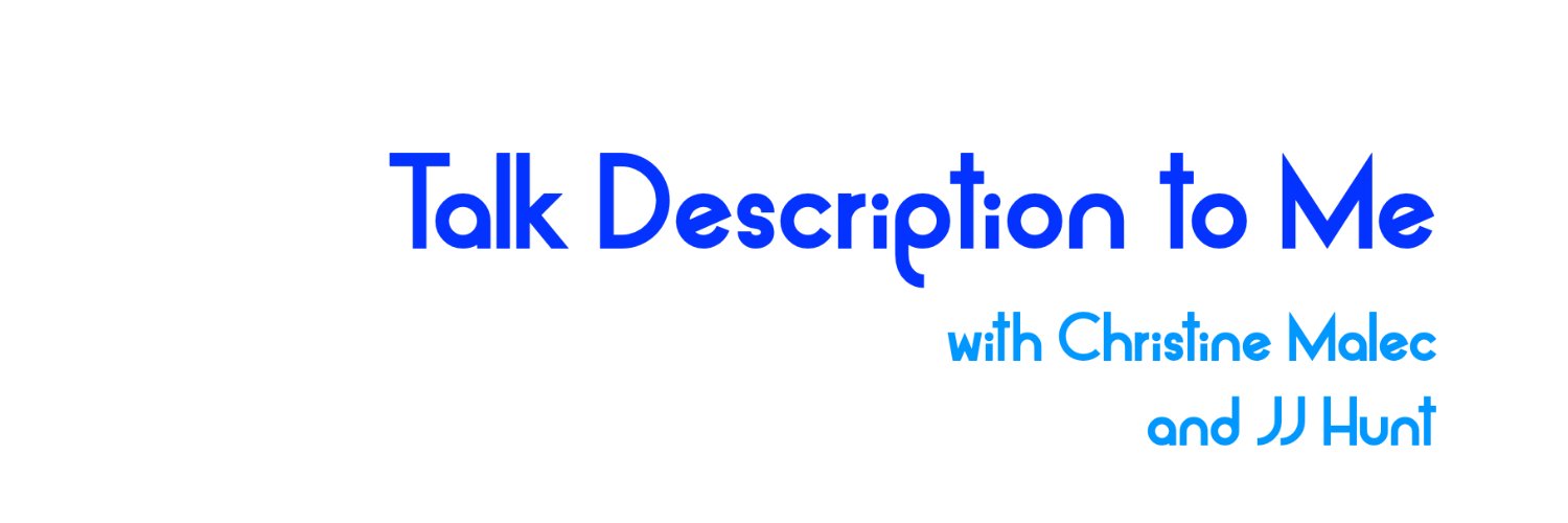 Talk Description To Me banner