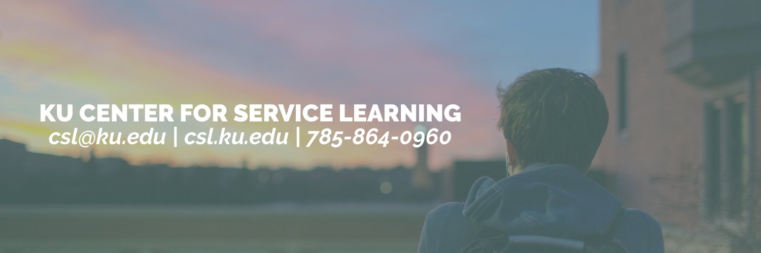 KU Center for Service Learning banner