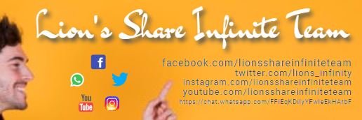 EARN BIG WITH LION'S SHARE INFINITE TEAM! banner