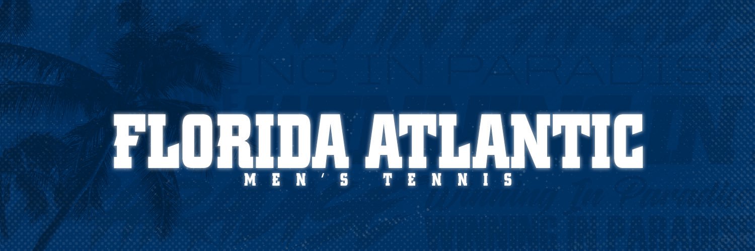 No.58 Florida Atlantic Men's Tennis's banner
