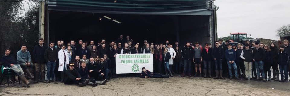 Gloucestershire Federation of Young Farmers' Clubs banner