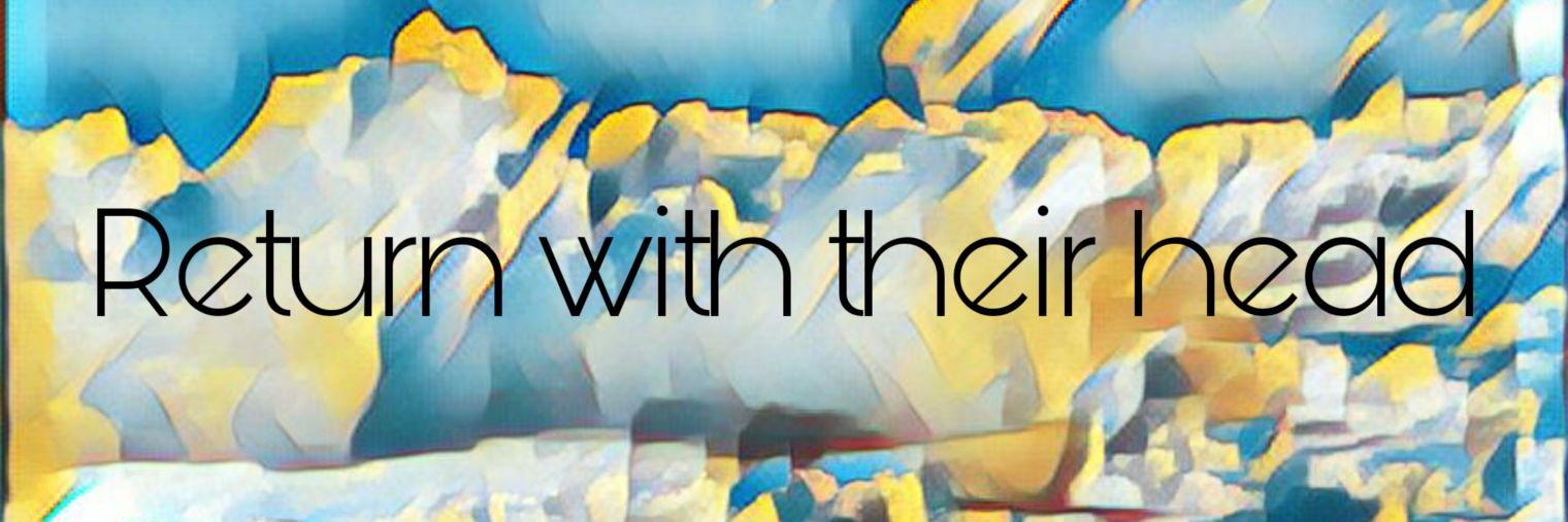 Return with their head banner