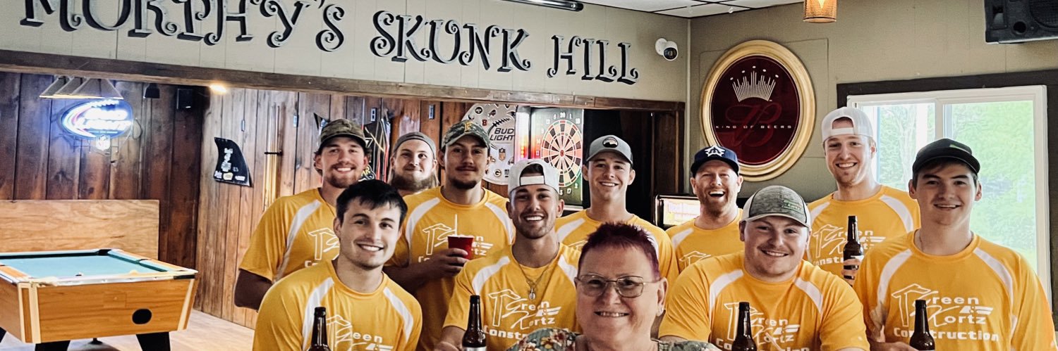 Green & Kortz/Skunk Hill Softball Team banner