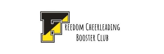 Freedom Cheerleading Booster Club banner