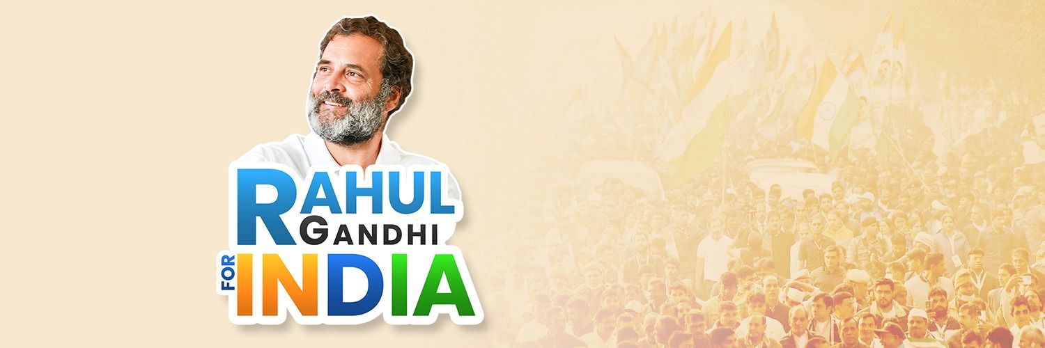Rahul Gandhi for INDIA banner