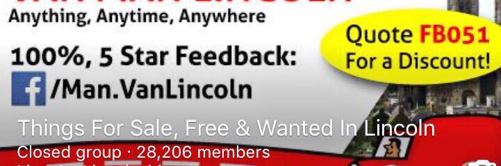 Van Man Lincoln banner