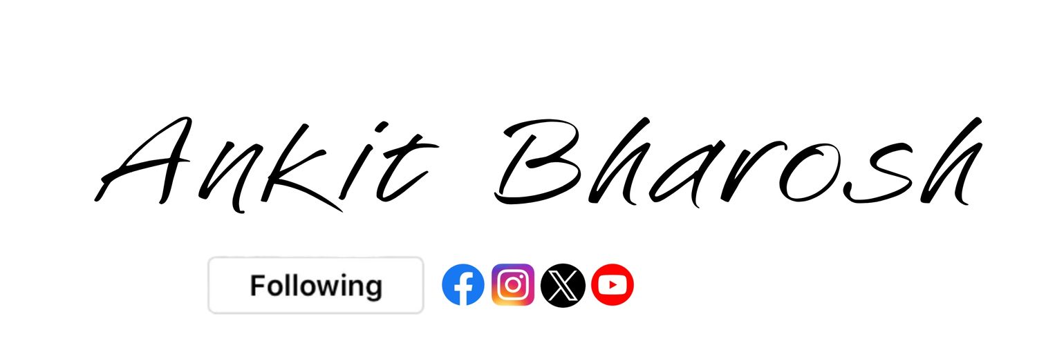 Ankit Bharosh's banner