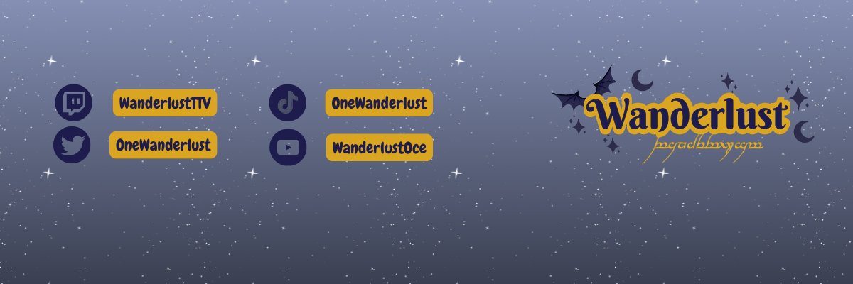 ✨💫Wanderlust💫✨| Vtuber's banner