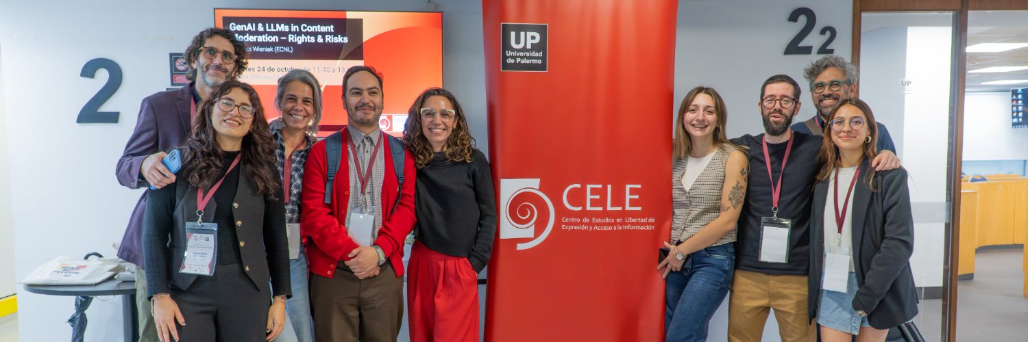 Centro de Estudios en Libertad de Expresión (CELE) banner