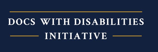 The DocsWithDisabilities Initiative Profile Banner