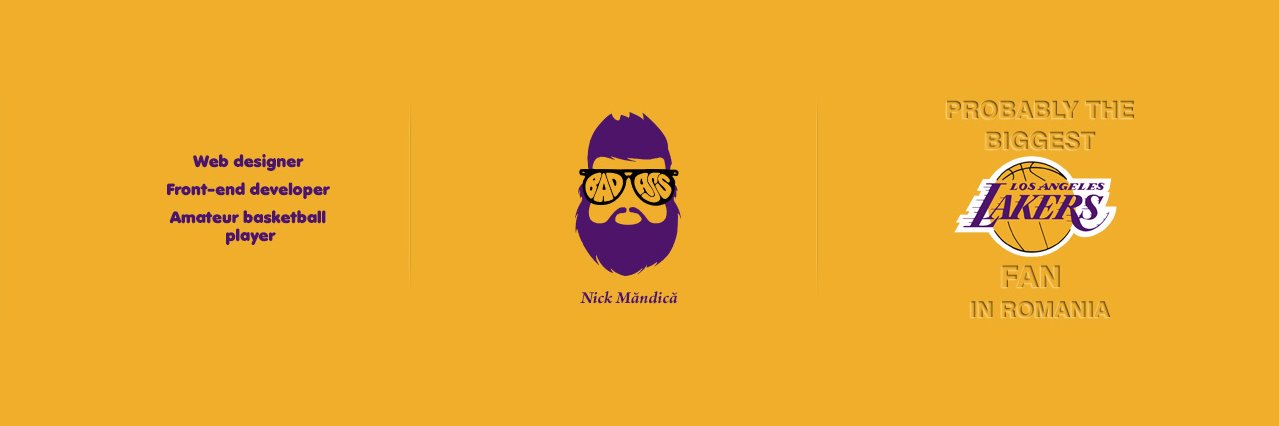 nickmandica's profile banner image