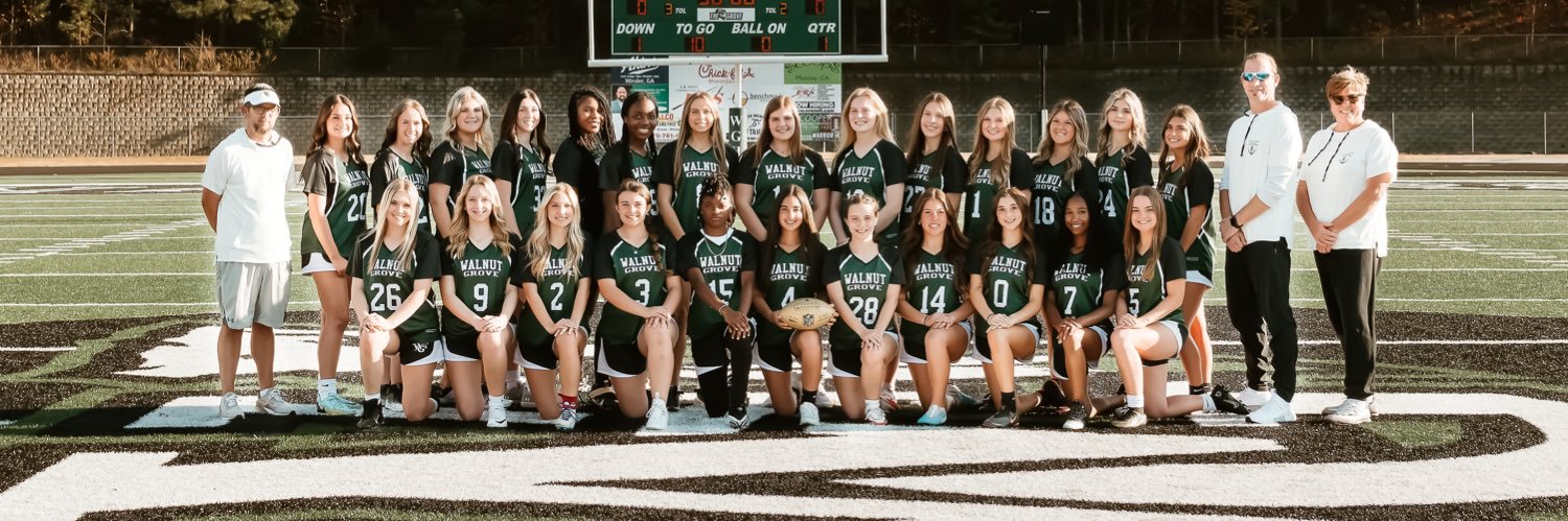 Walnut Grove Lady Warriors Flag Football banner
