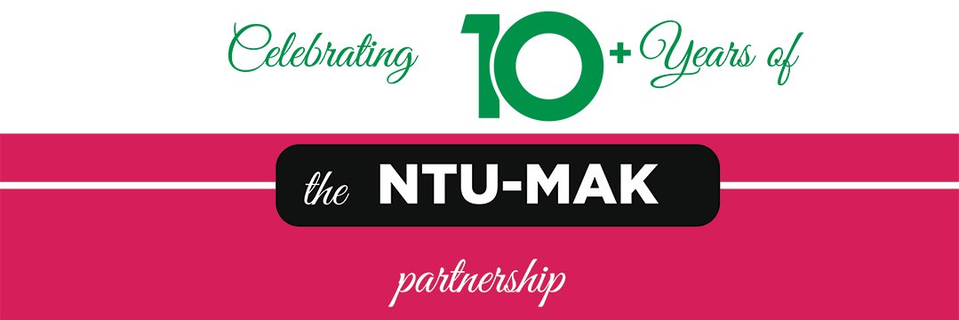 NTU-MAK Partnership's banner