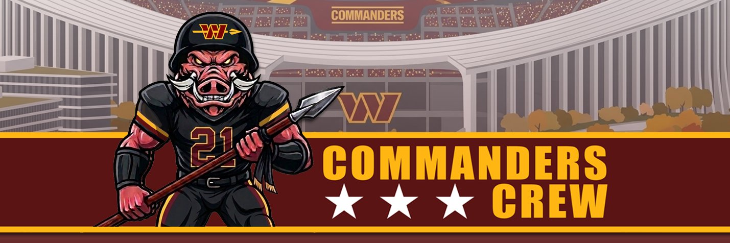 Commanders Crew banner
