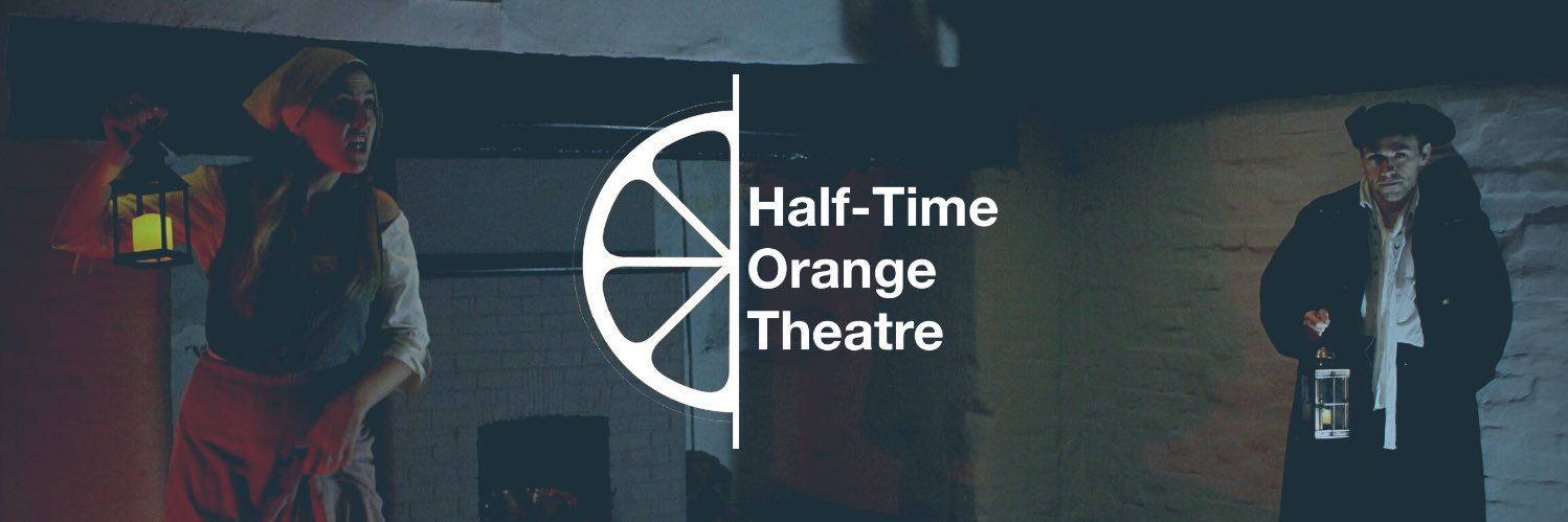 Half-Time Orange Theatre banner