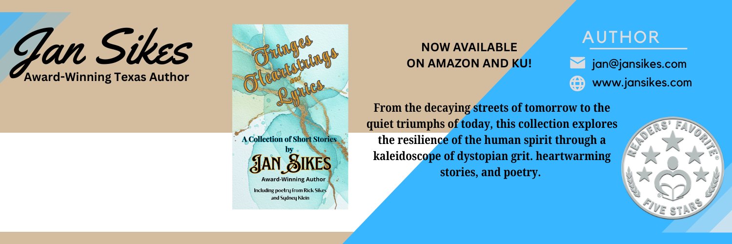 Jan Sikes, Author banner