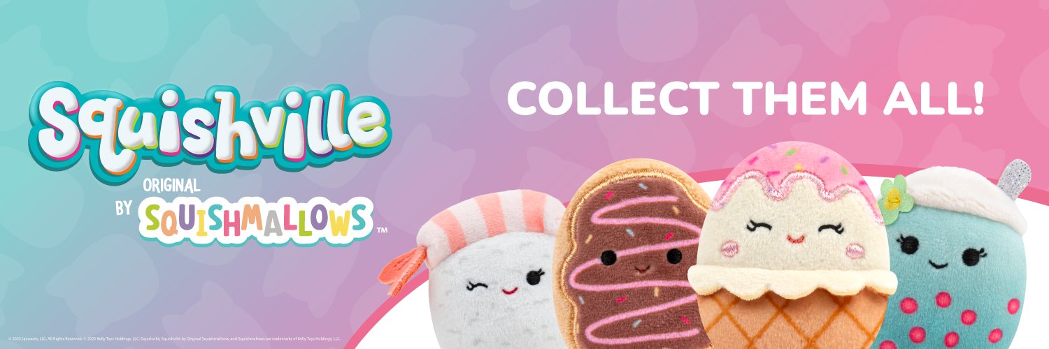 Squishville by Original Squishmallows banner