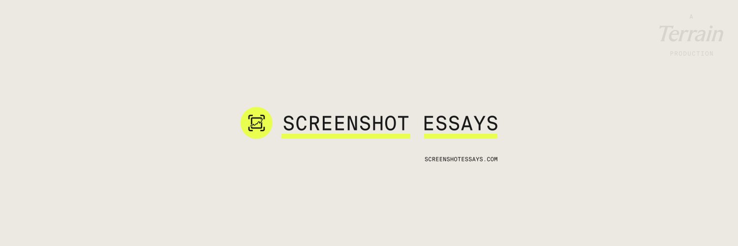 Screenshot Essays banner