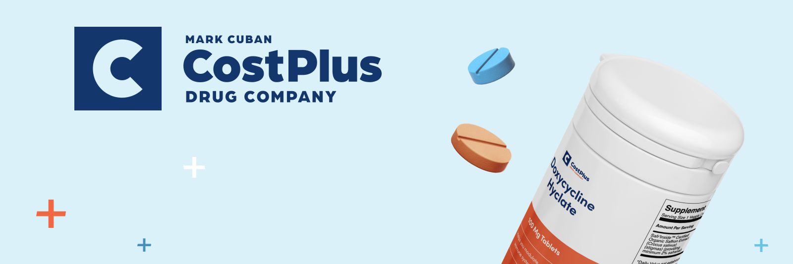 Mark Cuban Cost Plus Drug Company's banner