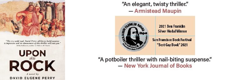 Upon This Rock: A novel by David Eugene Perry banner