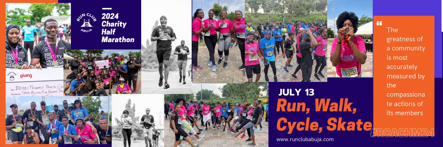 Run Club Abuja banner