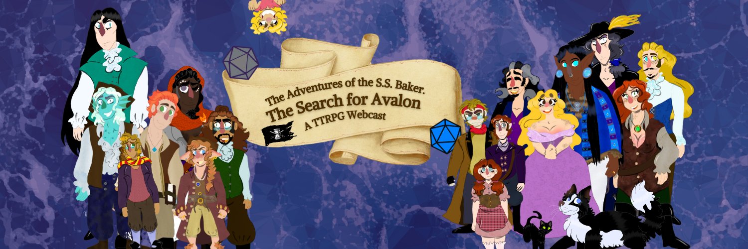 The Adventures of the S.S. Baker. ⚓ banner