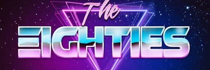 Flashback 80’s With Purple banner