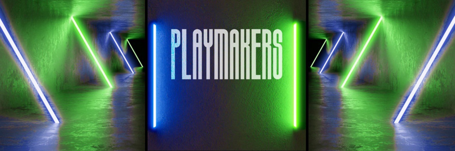 P L A Y M A K E R S⚽🏈⚾🥊🏁 banner