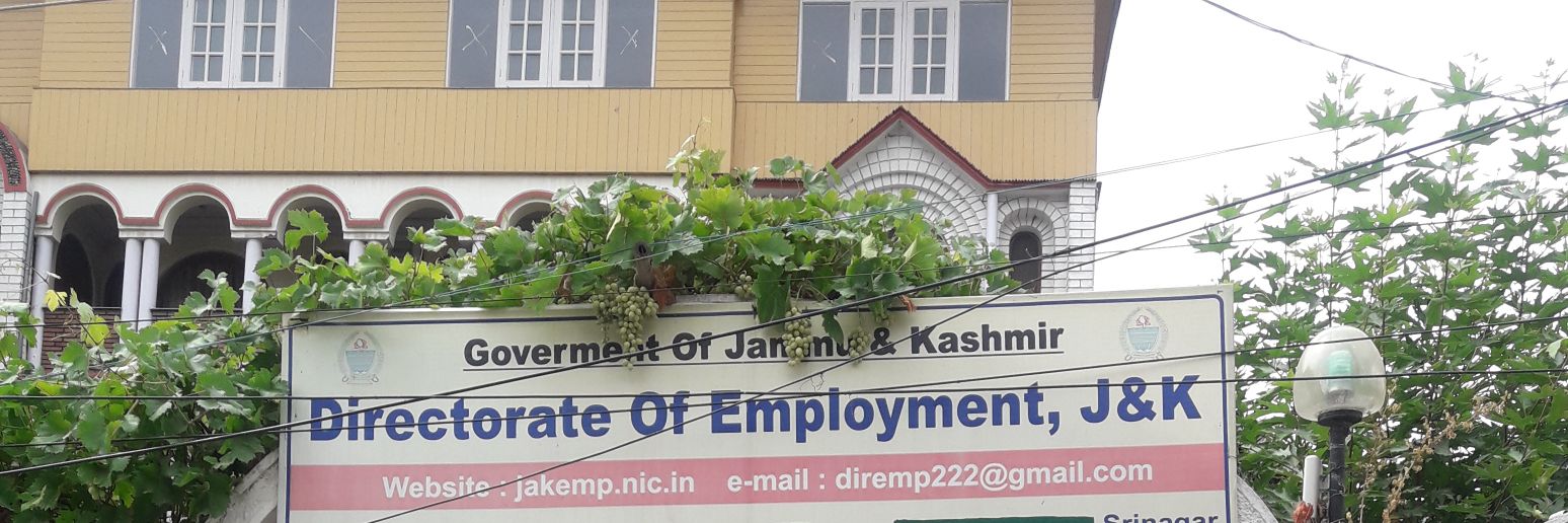 Directorate Of Employment J&K banner