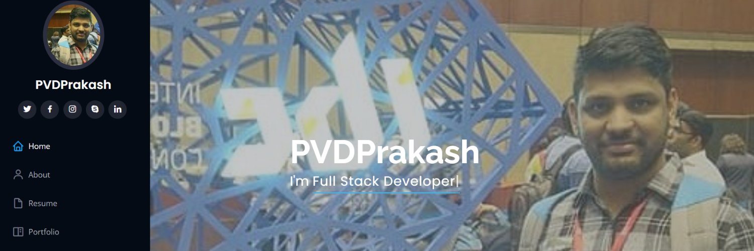 P V D Prakash banner