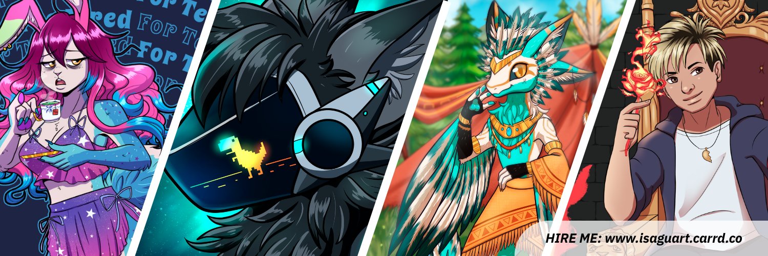 ISAGU - OPEN COMMISSIONS :3 banner