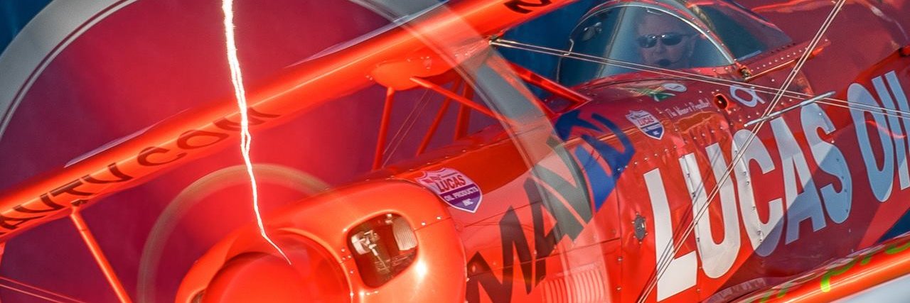 Mike Wiskus / Lucas Oil Airshows banner