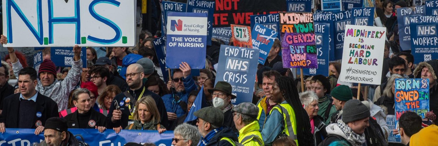 NHS Workers Say NO! Profile Banner