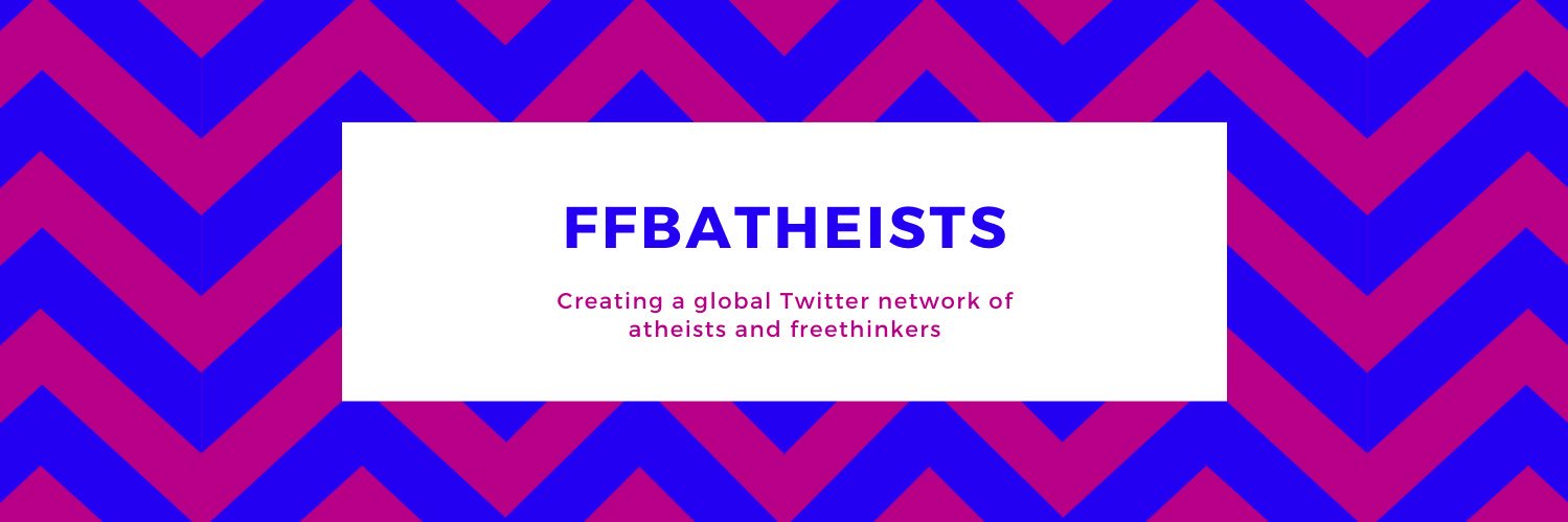 Atheists Follow Atheists - **PLEASE RETWEET** banner