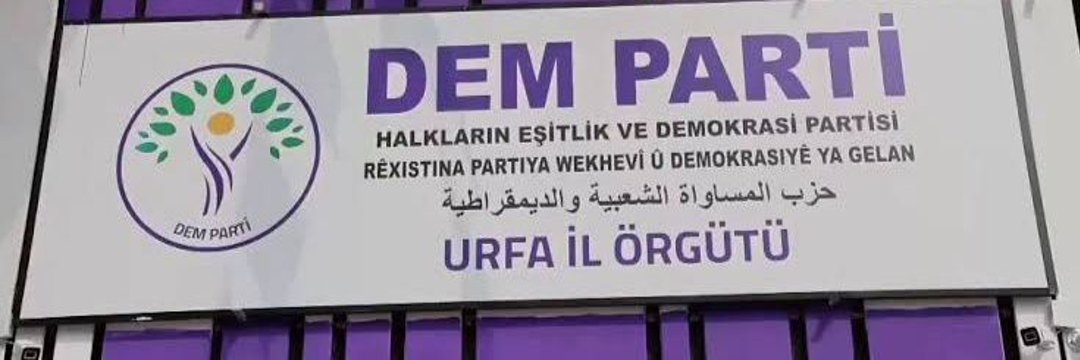 DEM Urfa il örgütü's banner