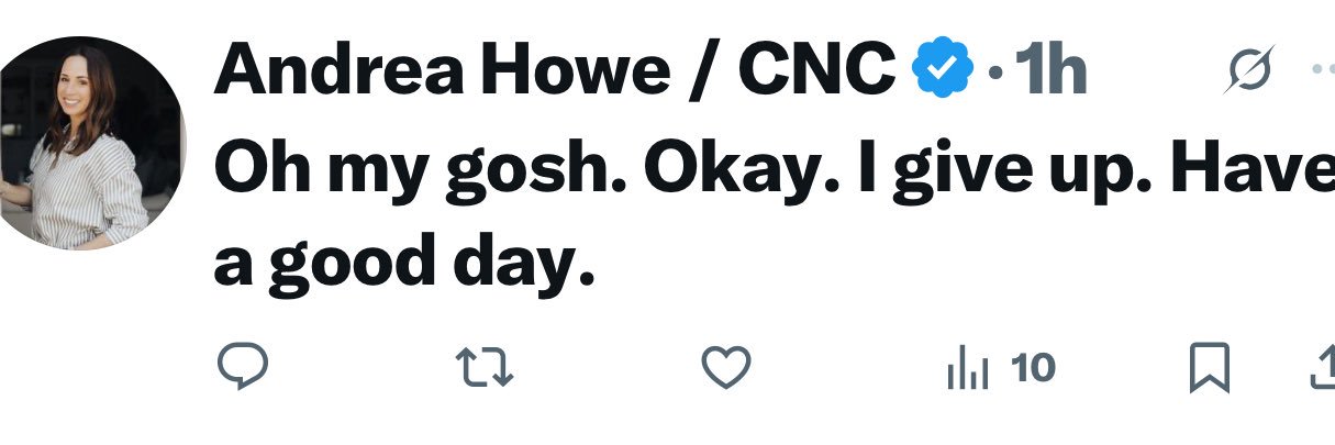 Andrea Howe / CNC banner